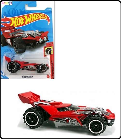Hotwheels Hot Wheels Diecast Model Car 2021 76 / 250 Blade Raider No 7 Daredevils 1/64 scale new
