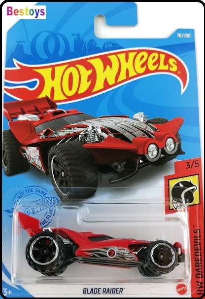 Hotwheels Hot Wheels Diecast Model Car 2021 76 / 250 Blade Raider No 7 Daredevils 1/64 scale new