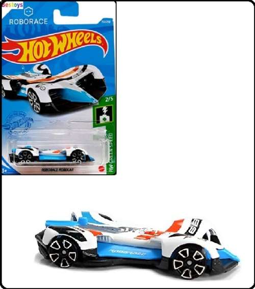 Hotwheels Hot Wheels Diecast Model Car 2021 152/250 Roborace Robocar Green Speed new in pack