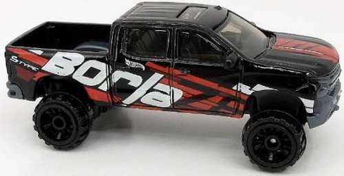 Hotwheels Hot Wheels Diecast Model Car 2022 53/250 Chevy Chevrolet Silverado Trail Boss LT 2019 `Bor