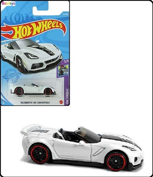 Hotwheels Hot Wheels Diecast Model Car 2021 134 / 250 Chevy Chevrolet Corvette ZR 1 ZR1 Conv 2019 To