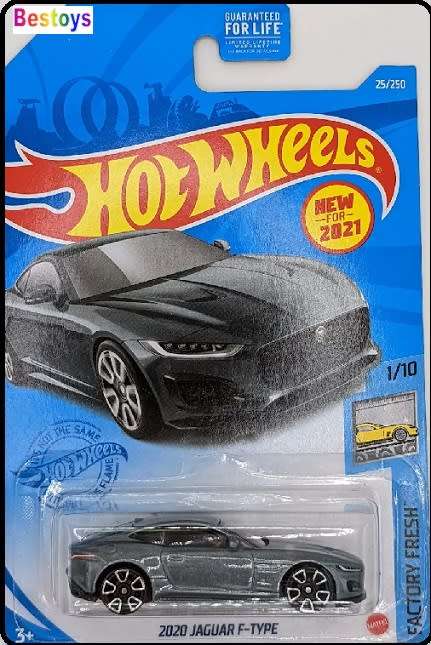 Hotwheels Hot Wheels Diecast Model Car First Ed 2021 25 / 250 Jaguar F Type 2020 1/64 scale new