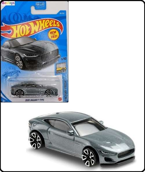 Hotwheels Hot Wheels Diecast Model Car First Ed 2021 25 / 250 Jaguar F Type 2020 1/64 scale new