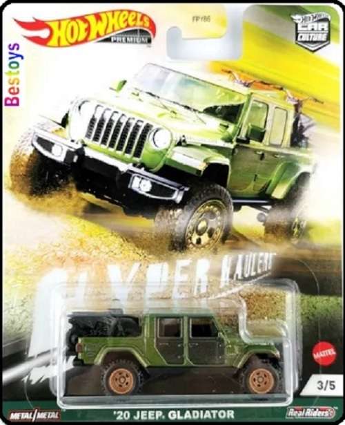 **SALE**  Hotwheels Hot Wheels Diecast Model Car Culture Hyper Haulers Set Ford Datsun Jeep Baja