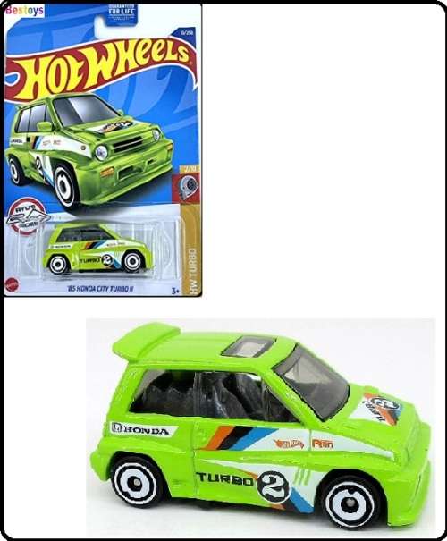 Hotwheels Hot Wheels Diecast Model Car 2022 13/250  Honda City Turbo 2 1985 No 2 Turbo new