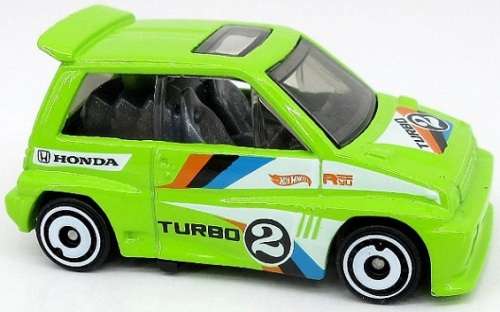 Hotwheels Hot Wheels Diecast Model Car 2022 13/250  Honda City Turbo 2 1985 No 2 Turbo new