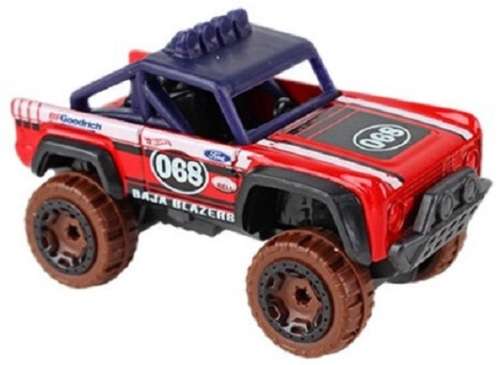 Hotwheels Hot Wheels Diecast Model Car 2022 74 / 250 Ford Bronco Custom No 68 Baja Blazers new