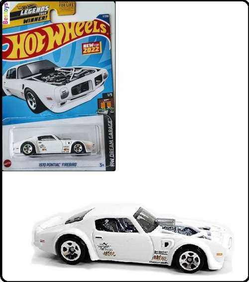 Hotwheels Hot Wheels Diecast Model Car First Ed 2022 1/250 Pontiac Firebird 1970 Dream Garage 1/64