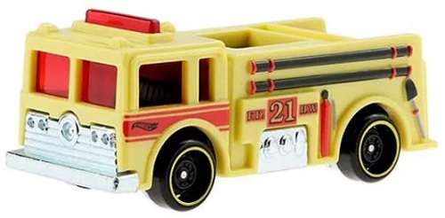 Hotwheels Hot Wheels Diecast Model Car 2021 246 / 250 Fire Eater Fire Engine Truck No 21 Rescue new