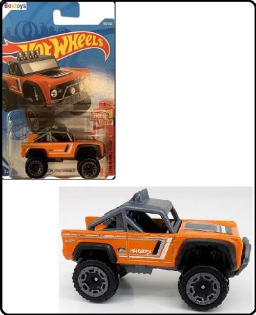 Hotwheels Hot Wheels Diecast Model Car 2021 163 / 250 Ford Custom Bronco Then & Now new in pack