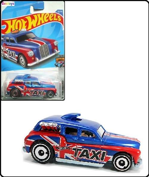 Hotwheels Hot Wheels Diecast Model Car 2022 102 / 250 Cockney Cab 2 `Taxi` 1/64 scale new in pack
