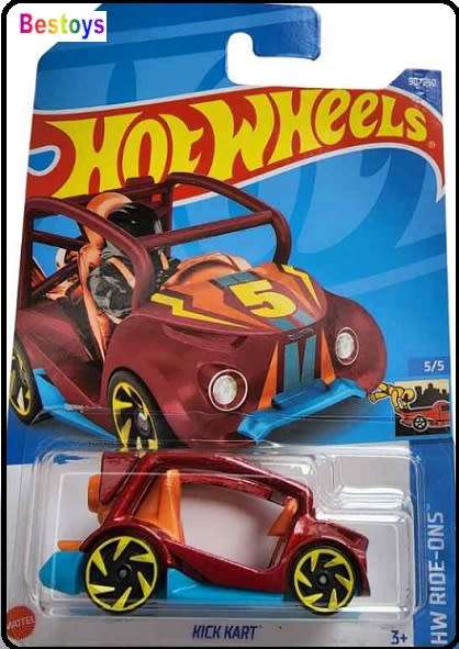 Hotwheels Hot Wheels Diecast Model Car 2022 90 / 250 Kick Cart Ride On new in pack