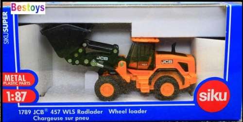Siku Diecast Model 1789 JCB 457 WLS Wheeled Front Loader 1/87 HO railway scale new in pack