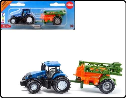 Siku 1668 New Holland Tractor with Crop Sprayer Farm Agriculture