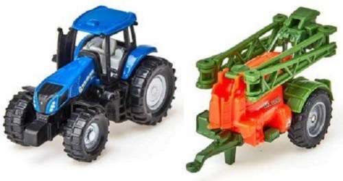Siku 1668 New Holland Tractor with Crop Sprayer Farm Agriculture