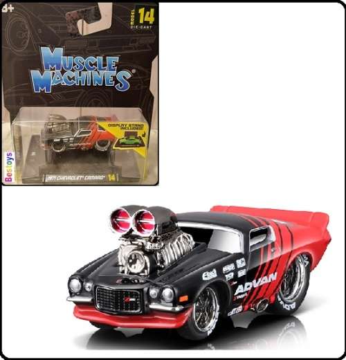 Maisto Muscle Machines Chevy Chevrolet Camaro 1971 `Advan` 1/64 scale