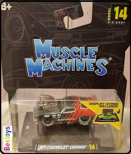 Maisto Muscle Machines Chevy Chevrolet Camaro 1971 `Advan` 1/64 scale