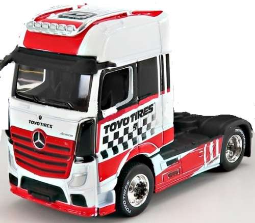 Maisto Model Truck Design Series Custom Rigs Mercedes Benz Actros 1851 `Toyo Tires` 1/64 scale