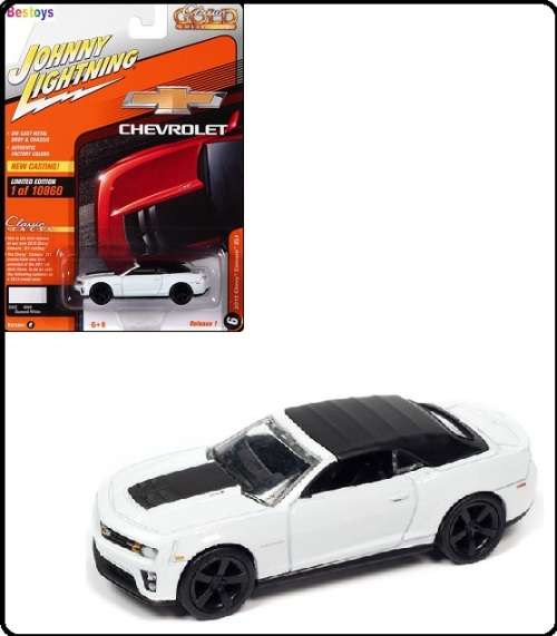 Johnny Lightning Diecast Model Car Classic Gold Chevy Chevrolet Camaro ZL 1 ZL1 2013 1/64 scale new