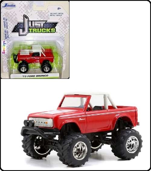 JADA Diecast Model Car Trucks Series Ford Bronco 1973 1/64 scale