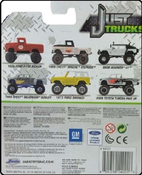 JADA Diecast Model Car Trucks Series Chevy Chevrolet Silverado Dooley Pickup 1999 1/64 scale new