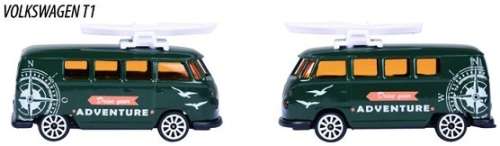 Majorette Diecast Model Car VW Volkswagen Kombi T 1 T1 Bus + Kayak 1/64 scale new in pack