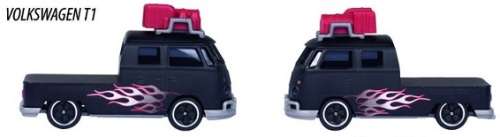 Majorette Diecast Model Car VW Volkswagen Kombi T 1 T1 Double Cab Pickup + roofrack  1/64 scale new