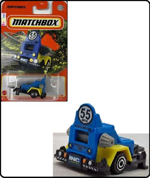 Matchbox Diecast Model Car 2021 62 / 100 Speed Trapper Trailer new in pack