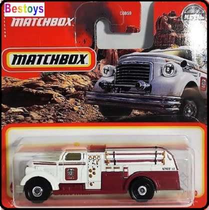 Matchbox Diecast Model Car 2022 46/100 MBX Fire Dasher Fire Engine Truck
