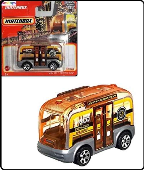 Matchbox Diecast Model Car 2022 37 / 100 Self Driving Bus new in pack