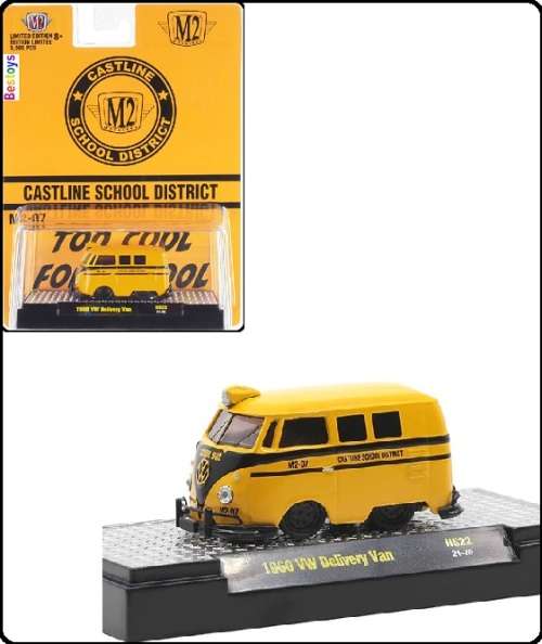 Castline M2 Diecast Model Car Special Limited Edition VW Volkswagen Kombi Shorty Bus 1960 `Castline