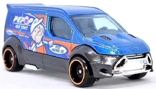 Hotwheels Hot Wheels Diecast Model Car 2021 7/250 Ford Transit Connect `PEPOP` 1/64 scale Metro