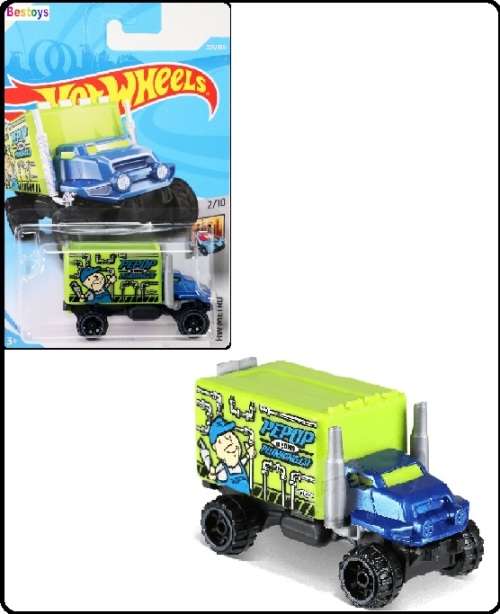 Hotwheels Hot Wheels Diecast Model Car 50th Anniv 2018 225 / 365 Baja Hauler Truck `PEPOP` Metro new