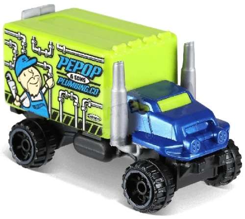 Hotwheels Hot Wheels Diecast Model Car 50th Anniv 2018 225 / 365 Baja Hauler Truck `PEPOP` Metro new