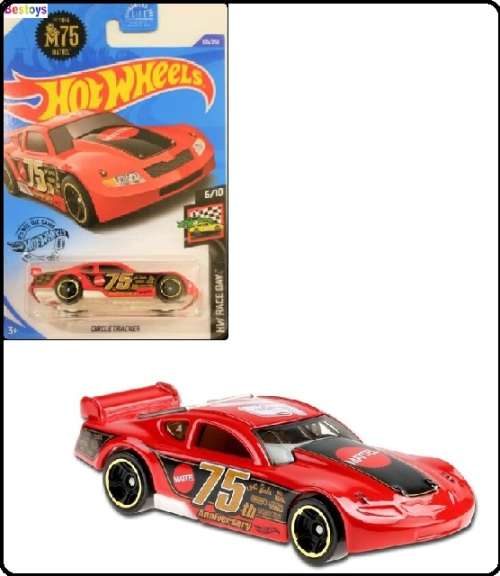 Hotwheels Hot Wheels Diecast Model Car 2020 101 / 250 Circle Tracker `Mattel 75th Anniv` Race Day
