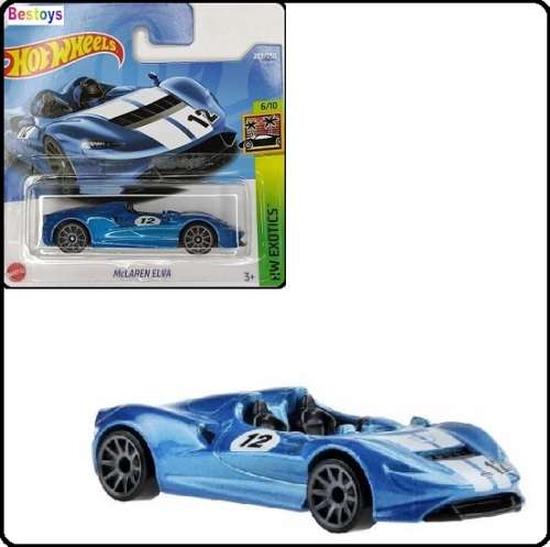 Hotwheels Hot Wheels Diecast Model Car 2022 203/250 McLaren Elva Exotics 1/64 scale new in pack