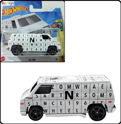 Hotwheels Hot Wheels Diecast Model Car 2023 16/250 1970`s Van 70`s Van Art Cars 1/64 scale new