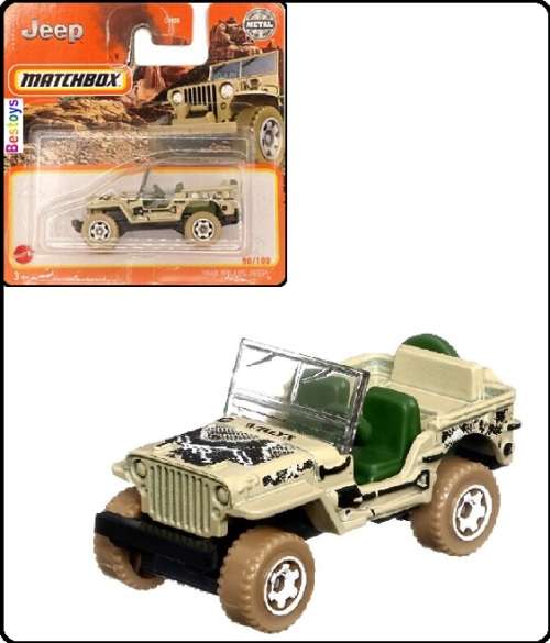Matchbox 2022 50/100 Willys Jeep 1948