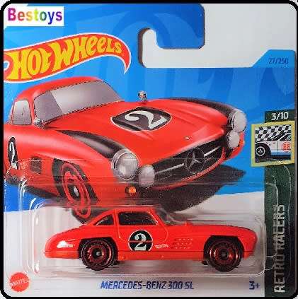 Hot Wheels 2023 27/250 Mercedes Benz 300 SL 300SL Retro Racers