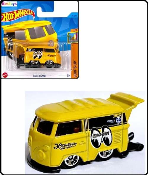 Hot Wheels 2023 49/250 VW Volkswagen Kool Kombi "Mooneyes" Surf`s Up