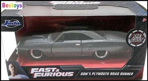 JADA Diecast Model Car Plymouth Road Runner Dom Fast & Furious Movie Film TV 1/32 scale