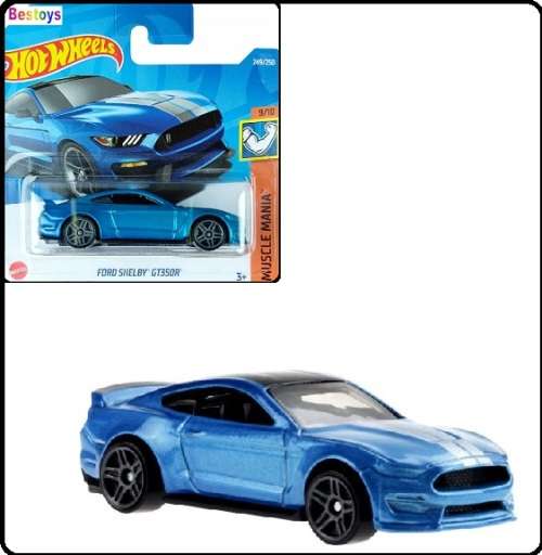 Hot Wheels 2022 249/250 Ford Mustang Shelby GT 350R Muscle Mania