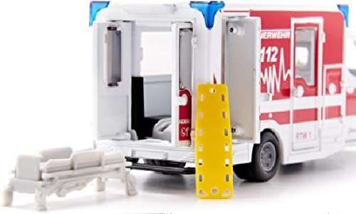 SIKU Diecast Model 2115 Mercedes Benz Sprinter Type C Ambulance + accessories 1/50 scale new in pack