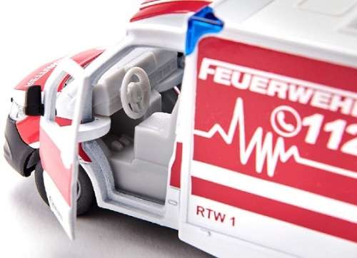 SIKU Diecast Model 2115 Mercedes Benz Sprinter Type C Ambulance + accessories 1/50 scale new in pack