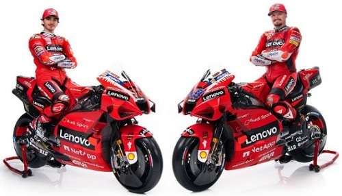 Maisto Motorcycle Bike Moto GP Ducati Desmosedici GP 21 No 63 "Lenovo" Bagnaia 1/18 scale