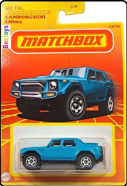 Matchbox Diecast Model Car Retro Series Lamborghini LM 002 LM002 4x4 new in pack