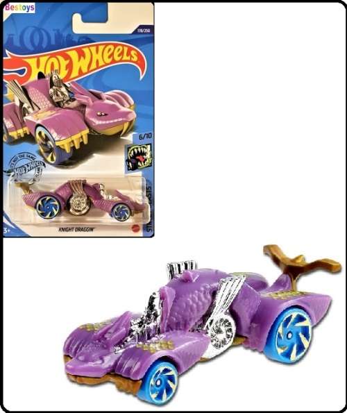 Hotwheels Hot Wheels Diecast Model Car 2019 178/250 Knight Draggin Street Beasts new in pack
