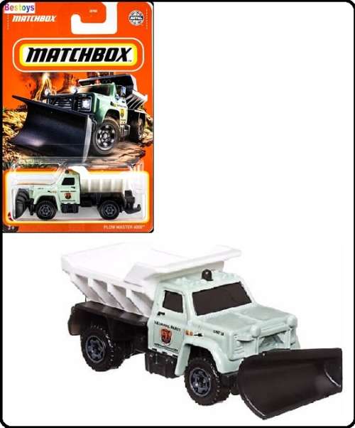 Matchbox Diecast Model Car 2023 19 / 100 International Terrastar 6000 Snowplough Truck 1/90 scale