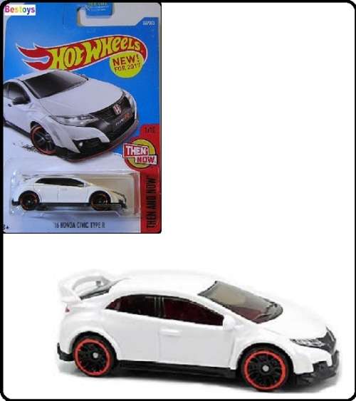 Hotwheels Hot Wheels Diecast Model Car First Ed 2017 327 / 365 Honda Civic Type R 2016 Then & Now