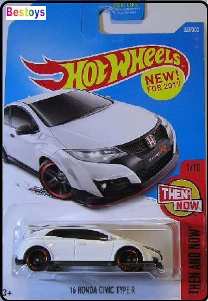 Hotwheels Hot Wheels Diecast Model Car First Ed 2017 327 / 365 Honda Civic Type R 2016 Then & Now